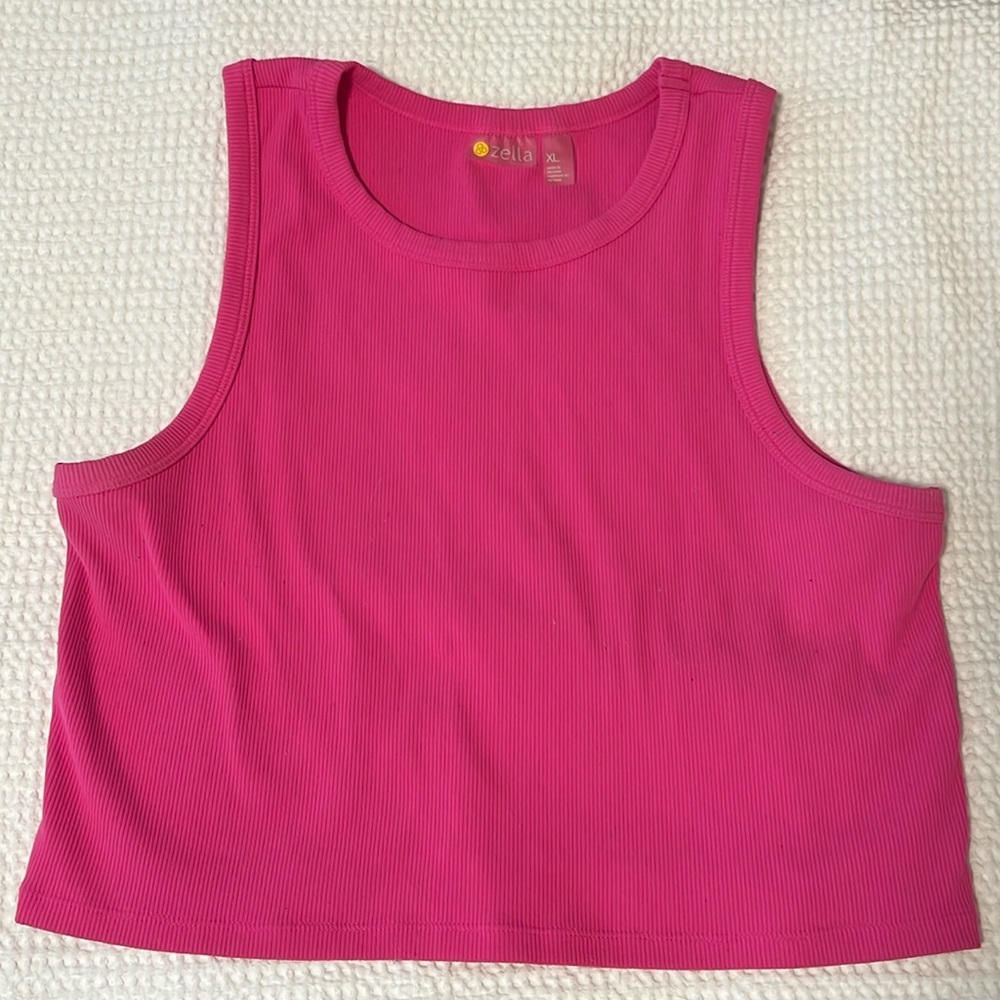 Bright Pink Zella Tank Top